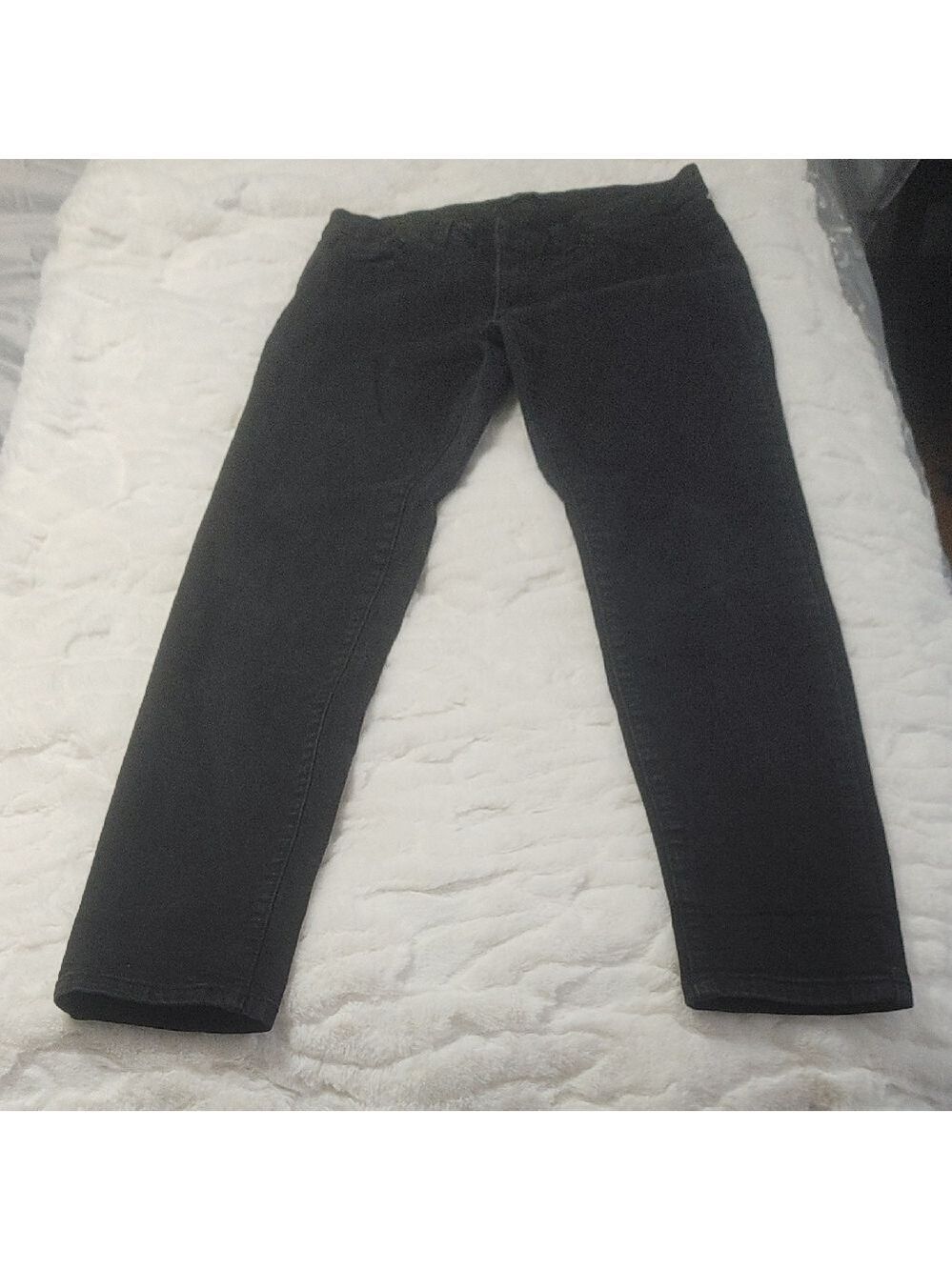 Kancan Style KC11214 Black Ankle Cropped Stretchy Jeans Black 9/28